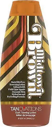 Tanovations Midtown Brown Dark DHA Free Browning Tanning Lotion For Glowing Skin