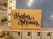 PSX Baby Shower RUBBER STAMP 3e
