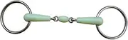 Horse Snaffle Bit Horse Ring Bit Draft Horses Mules Loose Link Gear Stainless Steel Outdoor Sports Length 127mm Horse Bit
