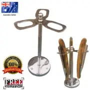 HEAVY DUTY STAINLESS STEEL CUT THROAT RAZORS STAND BARBER