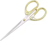 Aemoe 6.3" Stainless Steel Office Scissors, Ultra Sharp Blade, Multipurpose, Silver