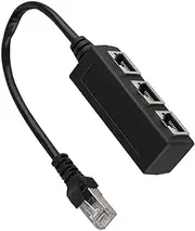 Ethernet Extension Cable Adapter Ethernet Adapter, Ethernet Socket, for TV BOX Router Plug and Play