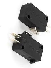 Micro Switch,Mini Switch, AC 250V/6A 125V/15A Momentary 1NO 1NC SPDT Button Micro Switch 3 Pin 2 Pcs