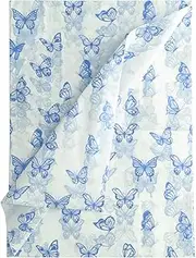 LUTER 30pcs Tissue Paper Sheets, Blue Butterfly Tissue Paper Wrapping Tissue Paper Bulk for Packaging Christmas Wedding Birthday Party Baby Showers DIY Crafts Arts (19.7x27.6 inch) (C04272)