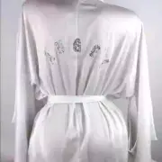 Victoria’s Secret Bling Angel Rhinestone Robe Medium NWT