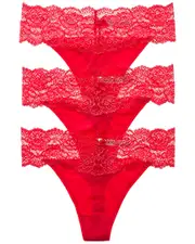 Set of 3 Skarlett Blue Goddess Thong