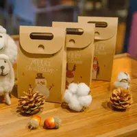 在飛比找蝦皮購物優惠-聖誕節卡通動物復古牛皮紙包裝盒 禮物盒 紙盒 (現貨)