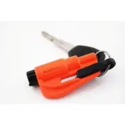 ResQme Seatbelt Cutter Glass Breaker Orange Escape Tool Window and Seat Belt Cut