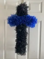 Thin Blue Line Cross
