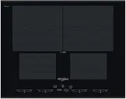 Whirlpool (Uk) Ltd SMO654OF/BT/IXL SMARTCOOK 650mm Induction Hob 4 x Zones Touch Control 6th Sense