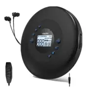 CD Player Portable Rechargeable Portable CD Player for Car and Travel Walkman CD