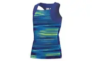 ADIDAS G Response Tank Top Girls Kids Childrens Tennis Competition Climalite - Blue - 5-6 Years Old