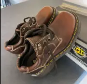 New Dr. Martens Youth Kids UK3 EU36 US Mens 4 Wmns 5 Leather Boots Shoes Vintage