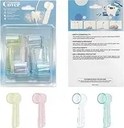 4 Pack Electric Toothbrush Cover - Toothbrush Heads Cover Caps Compatible with Oral-B Replacement Brush Heads Mix-color