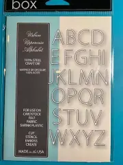 Memory Box Die 98881 Urban Uppercase Alphabet