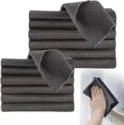 10PCS Thickened Magic Cleaning Cloth Microfiber Cleaning Towels Reuseable Streak Free Glass Cleaning Cloths Multipurpose Cleaning Rags for Dusting Windows Kitchenware Cars (30 * 30cm)