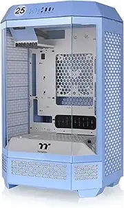 Thermaltake The Tower 300 Tempered Glass Micro Tower Case Hydrangea Blue Edition, CA-1Y4-00SFWN-00