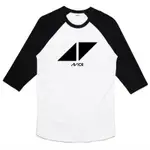 AVICII LOGO 全球百大DJ 七分袖T恤 2色 電音舞曲派對EDM