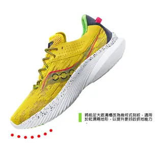【SAUCONY】慢跑鞋/運動鞋/休閒鞋/男鞋 輕量競速 原廠貨 KINVARA 14-木星