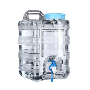 食品級透明方形純凈水桶PC家用儲水手提礦泉水桶功夫茶具上水桶