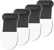ASAKKURA 4pcs Durable Self Adhesive Charging Port Plugs for Sturdy Dust Protection Lightweight and Convenient Prevents Fluff and from Entering Device Ports