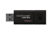 Kingston 128GB Data Traveler USB 3.0 Memory File Storage Stick Flash Drive Black