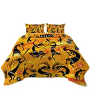 Traditional Native Culture Dance Coverlet