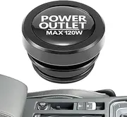 Car Charger Plug Cover,Dustproof Socket Cover Caps - Automotive Replacement Electrical Accessories, Vehicle Decoration for Truck