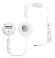 Marpac® Pillow Speaker In-Line Set, 3.5 mm plug, White