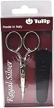 Tulip TIS-001 Premium Thread Cutting Scissors, Royal Silver