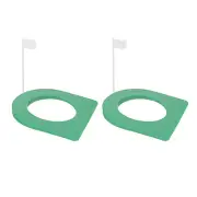 2 Pcs Putting Cup and Flag Putting Hole Practice Aids with Flag for 2623