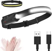 CATO Lightweight Headlamp Flashlight, USB Rechargeable Outdoor Headlamp, Super B