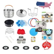 Complete 8 Quart Instant Pot Accessory Pack - Bake, Steam, and Cook Efficiently