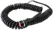 Aeroflow Bang Shift Momentary Button Spiral Cord Switch Red - AF72-5060BLK