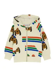 Mini Rodini Kids Bloodhound Hooded Cotton Sweatshirt - Multi Multi - 80/86 (12 Months) 80/86 (12 months)