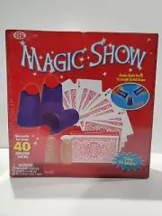 Ideal Kid's 40 Trick Magic Show Kit Beginner 40 Tricks to Learn New in Box 2014