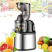 Stainless Steel Juicers, Cold Press Juicers With 3.2" Large Feed Hopper, Slow Chew Juice Extractor For Fruits And Vegetables