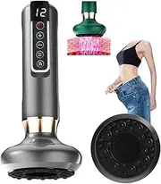 Cellulite Remover, Electric Fat Remover, Anti-Cellulite Massager, Cellulite Remover for Legs, Cellulite Massage Tool, Rechargeable and Cordless, Handheld 12 Gear Cellulite Remover for Rapid Burning (grey)