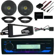 Bluetooth USB AUX CD Receiver, 2x 6.5" Speakers, Steering Interface, Install Kit