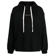 [Vision Of Super] Vision Of Super Flame-embroidered Cotton Hoodie XS BLACK