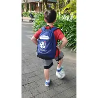在飛比找momo購物網優惠-【開學季】運動網袋後背包 足球包 足球袋 球袋 鞋袋 運動袋
