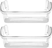 HAÜS PARTS 240323002 Refrigerator Door Bin Shelf – Compatible with Frigidaire, Bottom Shelves on Refrigerator Side –Replaces PS429725, AP2115742, FGHS2655PF5A, FGUS2642LF2, 2- Pack