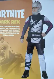 Dark Rex Child Boys Costume NEW Fortnite Medium