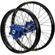SM Pro/Excel Takasago BMW F800 08-18 21"/17" Black/Blue Wheel Set
