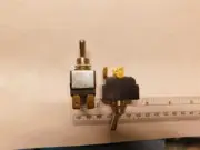 2 Cole Hersee DPST 21A 14VDC Industrial DC Toggle Switches 1/4" Quick Connects