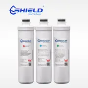 Shield 3 Stages Quick Change Water Filter System Replacement Cartridges 1 YEAR