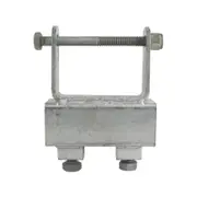 Sunrise Tube Side Adjuster Brackets Heavy Duty Suit 40mm Stem - 4" x 2" - TSAHD42