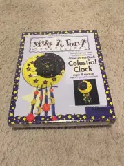 New! MAKE IT FUN! ACTIVITIES Glow-In-The-Dark CELESTIAL CLOCK Create It Yourself