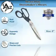 9" HEAVY DUTY CARPET FABRIC LEATHER UPHOLSTERY TAILOR SCISSORS SHEARS STAINLESS