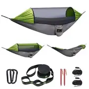 Sportneer Camping Hammock with Mosquito Net Lg Portable Hammock Tent 118" NEW